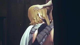 Yaoi Femboy Zelda - Go out with Handjob and blowjob - Yellow-belly crossdress Japanese Asian Manga Anime Film  Relaxation Porn Gay